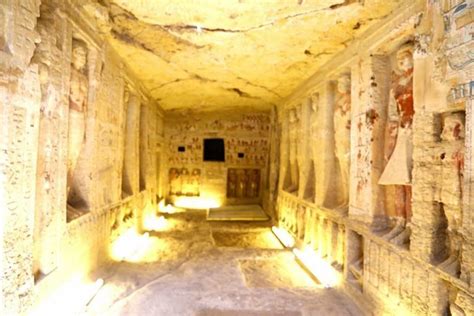 photos exquisitely preserved ancient tomb discovered at saqqara live science