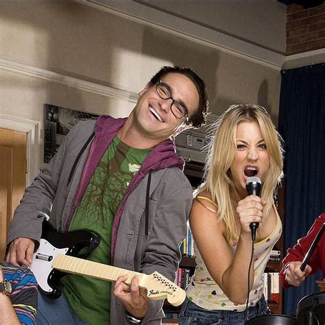 The Big Bang Theory Kaley Cuoco And Johnny Galecki Harte Zeit The