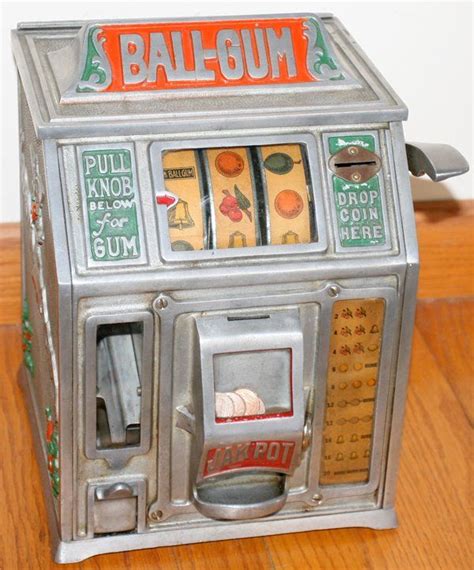 Ball Gum Co 1 Cent Bubble Gum Slot Machine Jul 25 2008