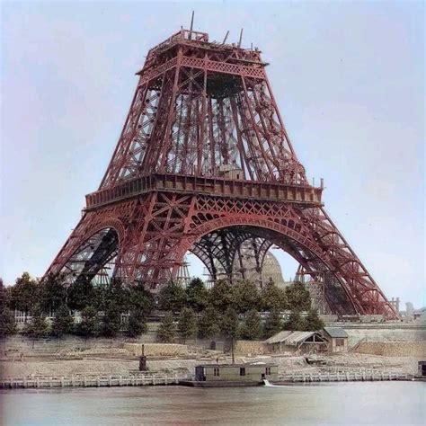 Historical Artifact On Twitter The Construction Of The Eiffel Tower