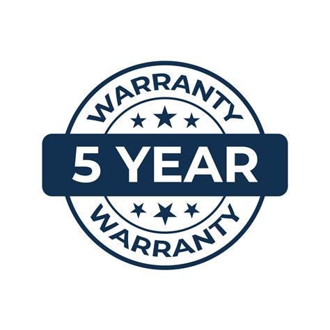5 Year Warranty Png 16314333 Png