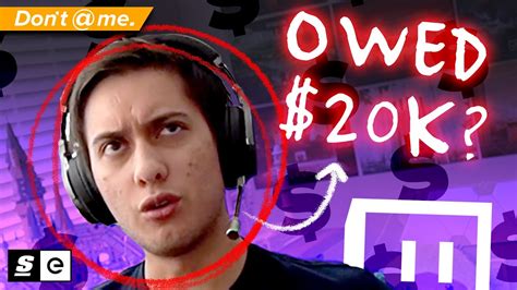 This R6 Streamer Says Twitch Owes Him 20000 Youtube