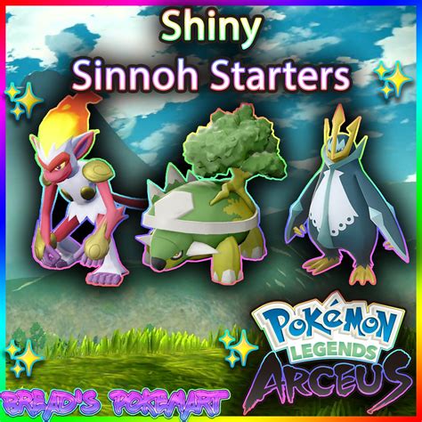 Shiny Sinnoh Starters