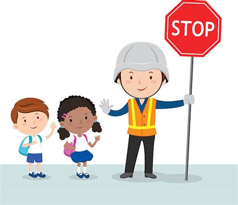 Crossing Guard Illustrations Royalty Free Vector Graphics And Clip Art