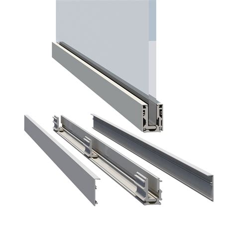 S 1005 Aluminium Profile With Clamps 32x40 Mm 6 Lnm Abra Glass System