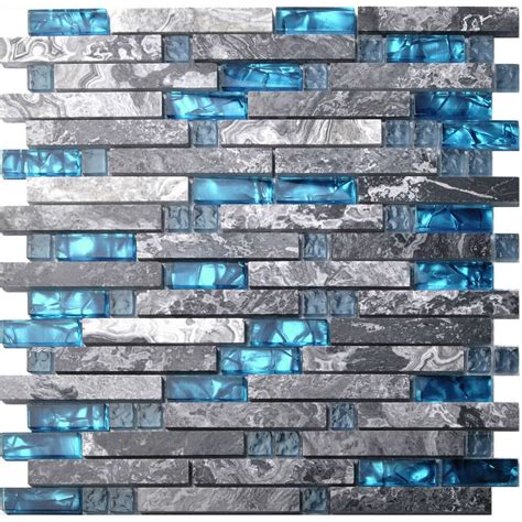 Enjoy free shipping on most stuff, even big stuff. Home Building Glass Tiles Wall Interlocking Gray Marble ...