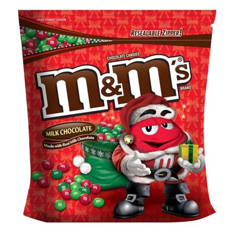 Buy Mandms Holiday Red And Green Plain Candies Bag