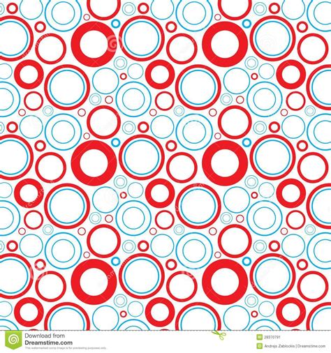 Red And Blue Circles On A White Background Stock Image Image 28370791