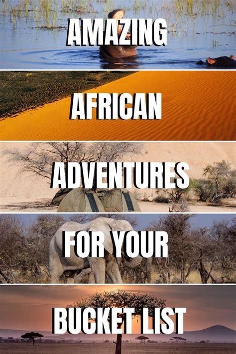 30 Amazing African Adventures For Your Africa Bucket List Africa Travel Guide Africa Bucket