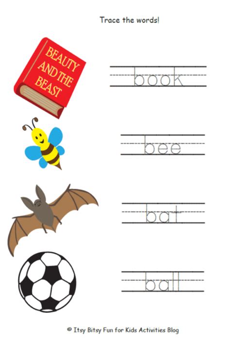 Free Letter B Worksheets For Preschool And Kindergarten Kids Activities