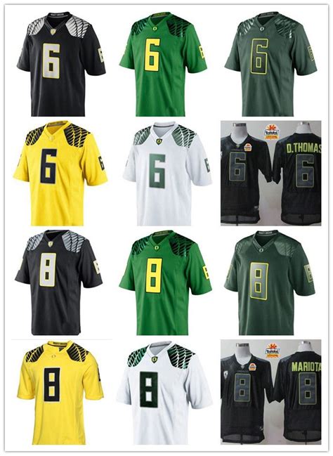 Virginia does not issue jersey numbers until the player earns it. NWT NCAA Oregon Ducks Jerseys 6 De'Anthony Thomas Jerseys ...