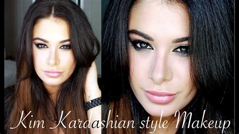 Kim Kardashian Smokey Eye Makeup Tutorial Full Face Youtube