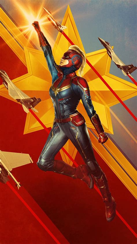 Free Download Captain Marvel Phone Wallpaper Nerd Out Marvel Captain X For Your