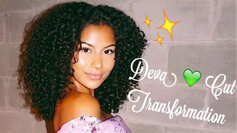 Reaction and full review of my first devacut! Deva Cut Transformation & Deva Curl Product Review | 3b ...
