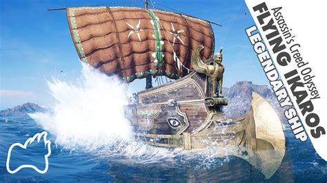 Assassins Creed Odyssey Flying Ikaros Legendary Ship Youtube