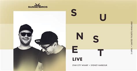 Tickets For Sunset Bros In Sydney From Ticketbooth