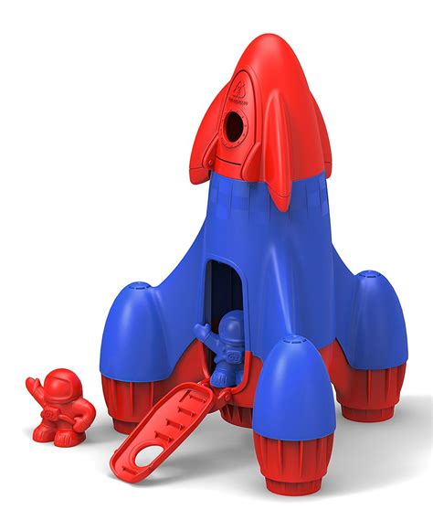 Blue And Red Recycled Rocket Set Daily Deals For Moms Babies And Kids