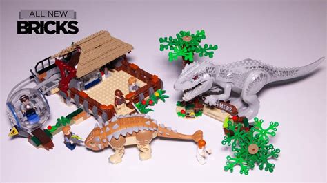 Lego Jurassic World 75941 Indominus Rex Vs Ankylosaurus Speed Build