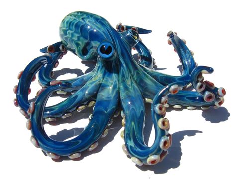 Large Glass Octopus Sculpture Free Shipping