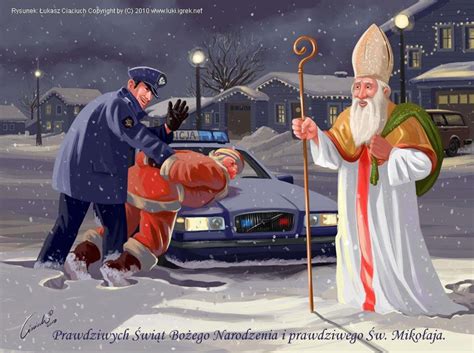 Prawdziwy Święty Mikołaj Fraszki And Ulotki