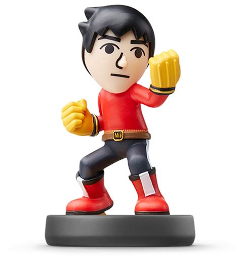 Nintendo Mii Brawler And Gunner Super Smash Bros Amiibo Figure