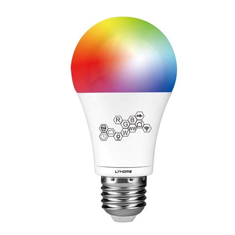 Smart Wifi Light Bulb Lyhope Rgbcw Color Changing Dimmable Led Bulbs