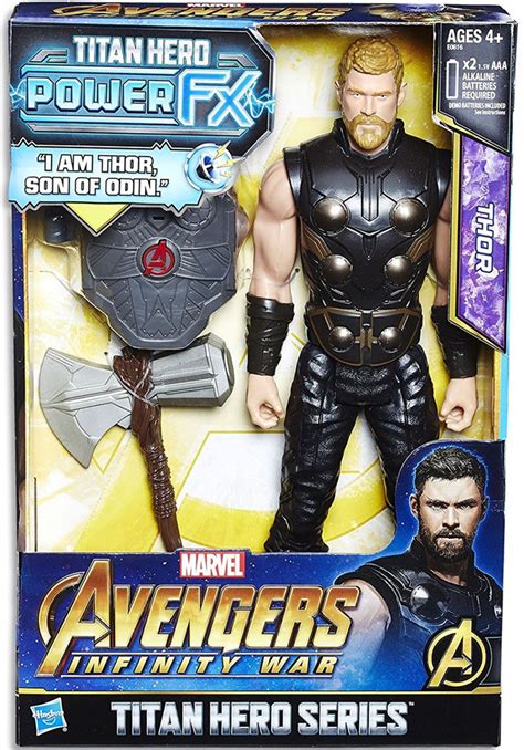 Marvel Avengers Infinity War Titan Hero Series Power Fx Thor 12 Action