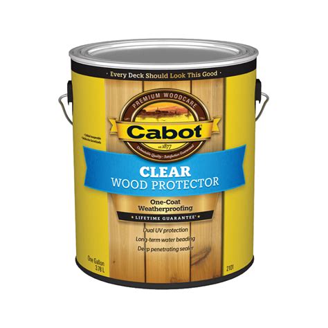Cabot Clear Water Based Wood Protector 1 Gallon Gilford Hardware