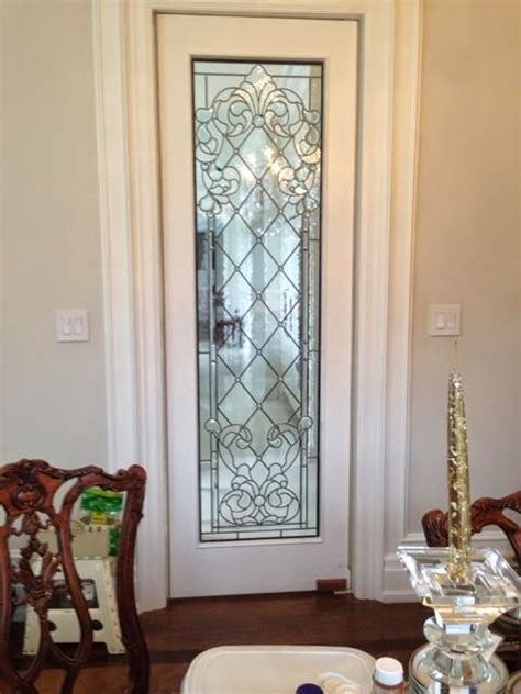 Glassworks Studio Leaded Glass Interior Door Inserts With Some Bling