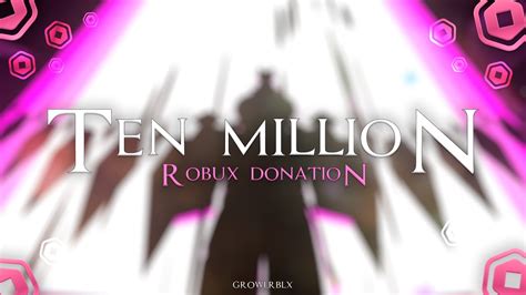 [4k] hazem s 10mil robux donation w shaders growlrblx youtube
