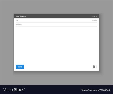 Blank Email Template