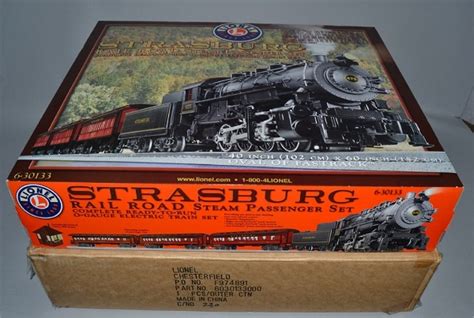 Lionel Strasburg Rail Road Steam Passenger Train Set In