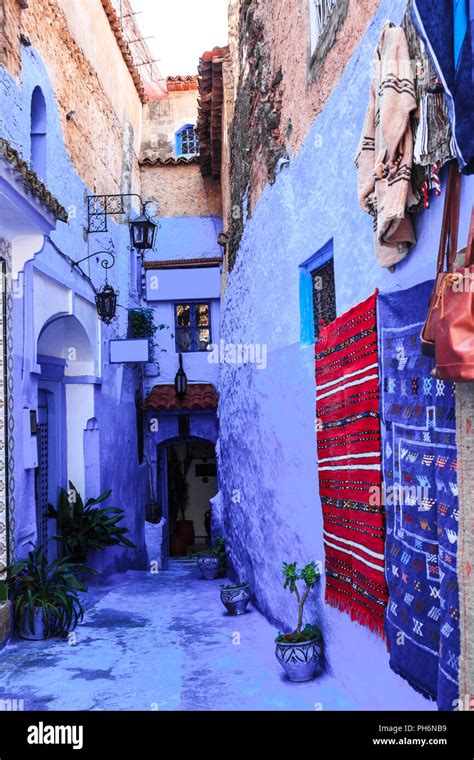 Chefchaouen The Blue City Of Morocco Stock Photo Alamy