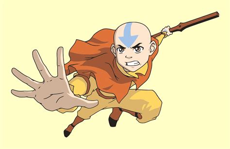 Avatar The Last Airbender Aang Character Vector Game