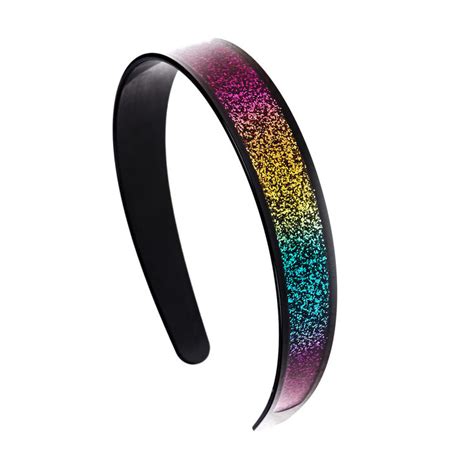 Rainbow Glitter Headband Claires