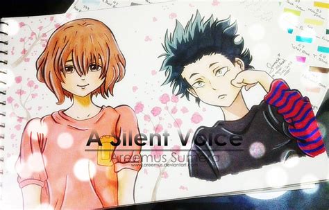 A Silent Voice Drawing By On Deviantart