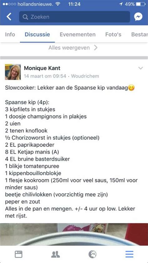 Pin Van Marjon Moonen Op Slowcooker Recepten Kip Slowcooker Recepten