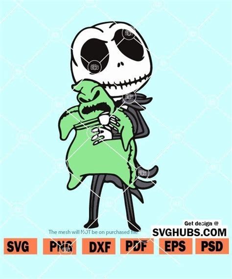 Jack And Oogie Boogie Svg Nightmare Before Christmas Jack Skellington Svg