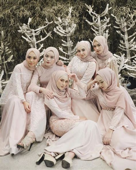 Baju Bridesmaid Hijab Model Baju Kurung Terbaru Inspirasi