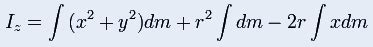 Parallel Axis Theorem, Moment of Inertia Proof