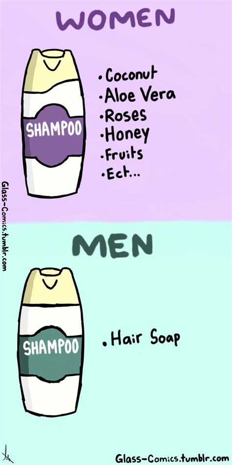 Shampoo Comic Men Vs Women By Glass Comics On Deviantart