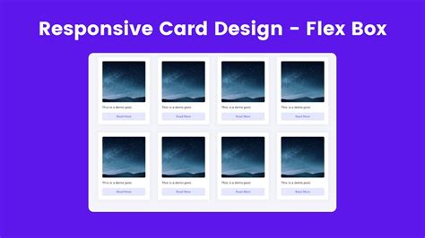 Responsive Cards Using Flexbox Most Easiest Way YouTube