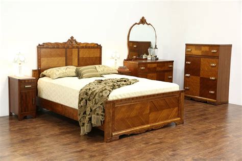 Art Deco Bedroom Set For Sale French Art Deco Bedroom Set In Solid