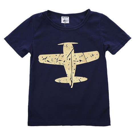 Baby Boy Summer T Shirt Kids Short Sleeve T shirt Tops Toddler Boys Summer Clothes Top tee-in T 