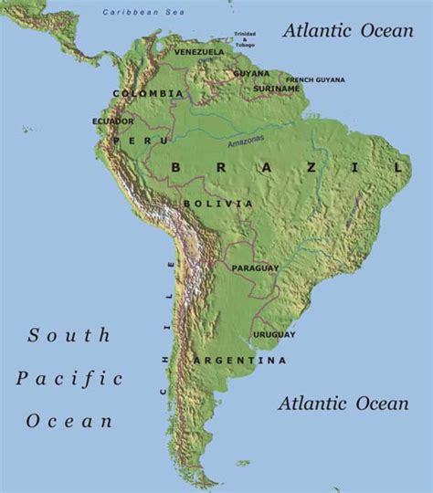 South America Other Maps