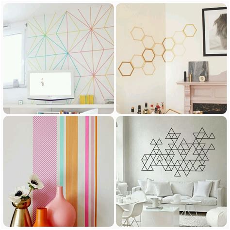 Decorating Walls With Washi Tape Becoration