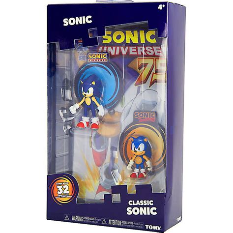 Sonic The Hedgehog Sonic Boom Classic Sonic Action Figure 2 Pack Comic