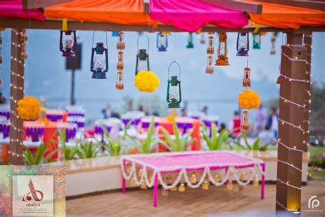 Sangeet Decor With Punjabi Theme Punjabi Wedding Decor Mehendi Decor