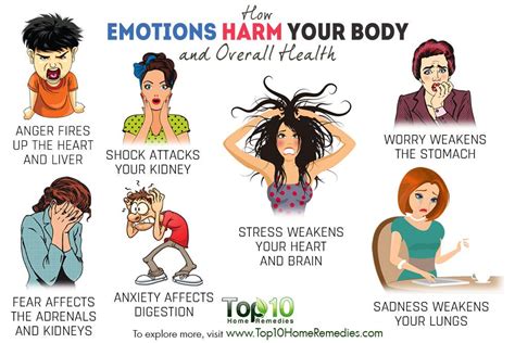 How Emotions Harm Your Body And Overall Health Top 10 Home Remedies