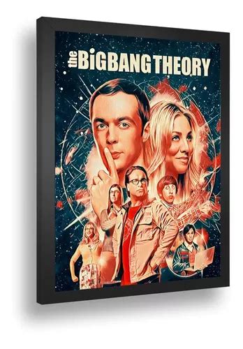 Quadro Emoldurado Poste Big Bang Theory Classico Serie A3